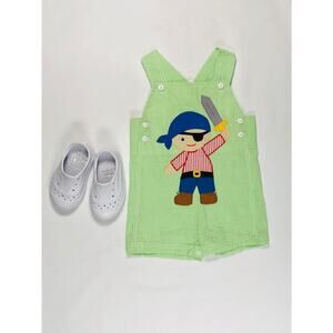 ZUBELS BOYS PIRATE ROMPER SIZE 9M